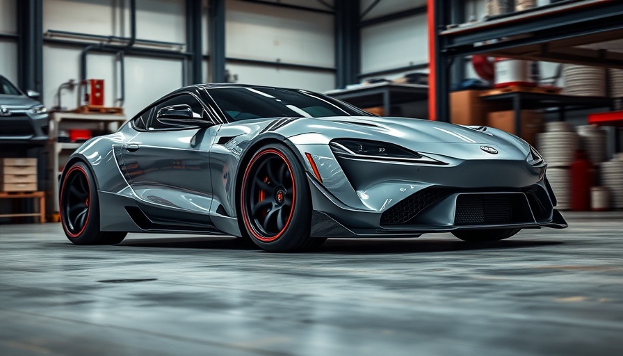 C8 Z06 Carbon Fiber Upgrade in a garage setting.