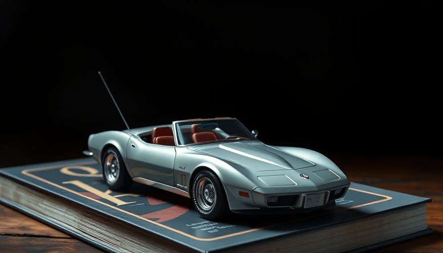 Classic Chevrolet Corvette book cover highlighting vintage model.