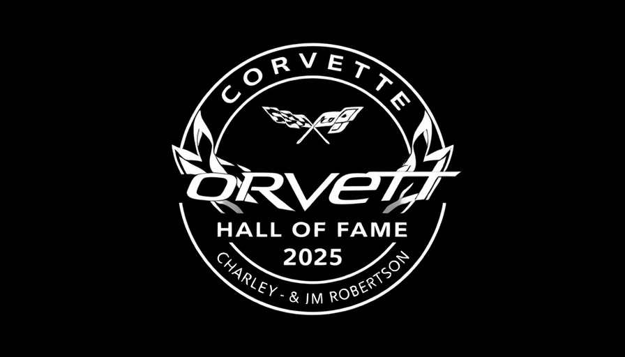Corvette Racing Community: 2025 Hall of Fame Enthusiasts Charley & Jim Robertson logo.