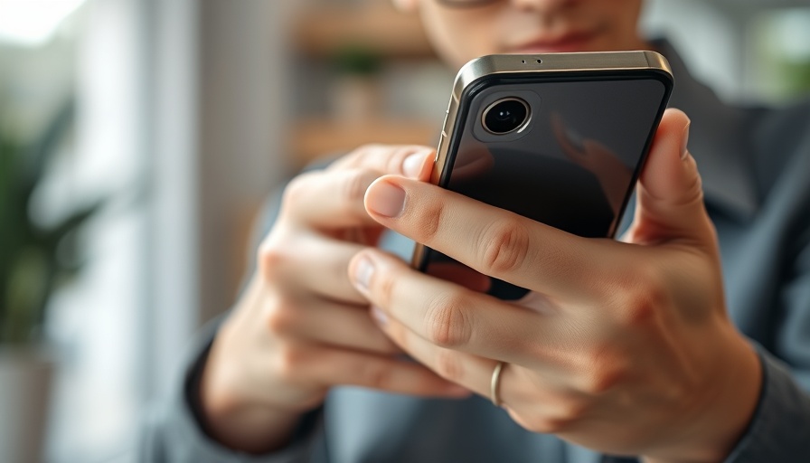 Threads customization on smartphone screen in focus.