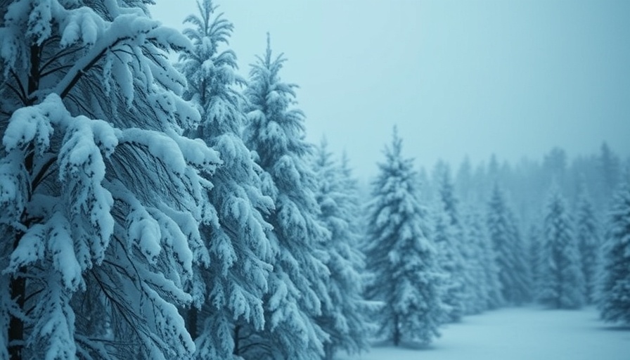 Mental health holiday message on winter background.