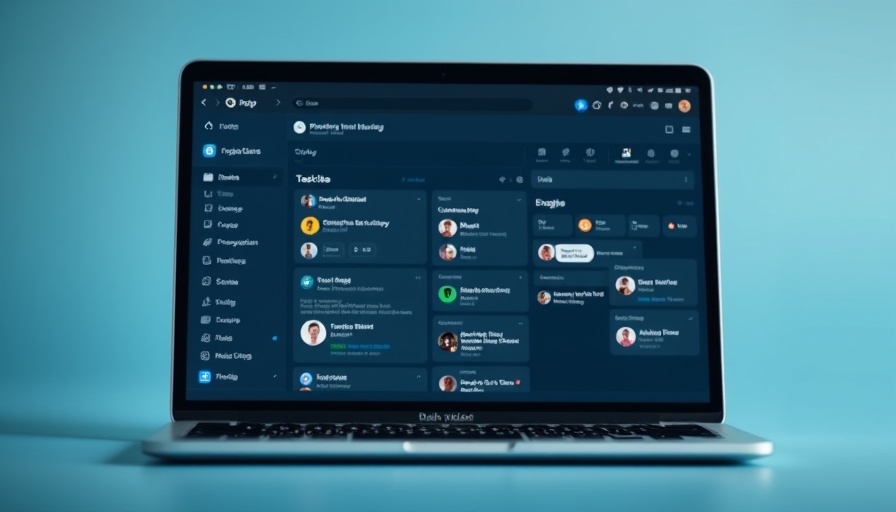 Productivity methods displayed on laptop screen with task management app.