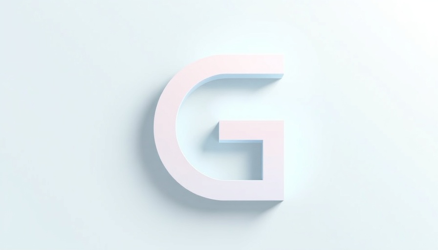 Minimalistic pastel 'G' logo design, abstract art.