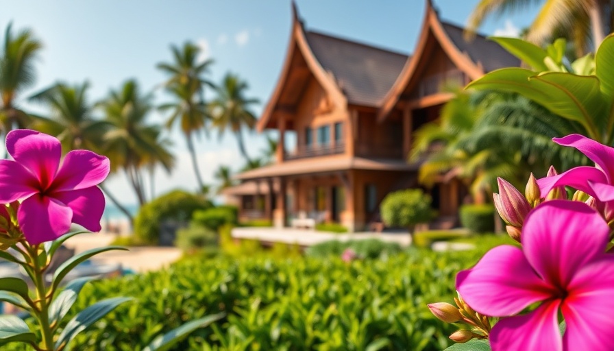 Thailand fitness retreats in a tropical resort by the beach.