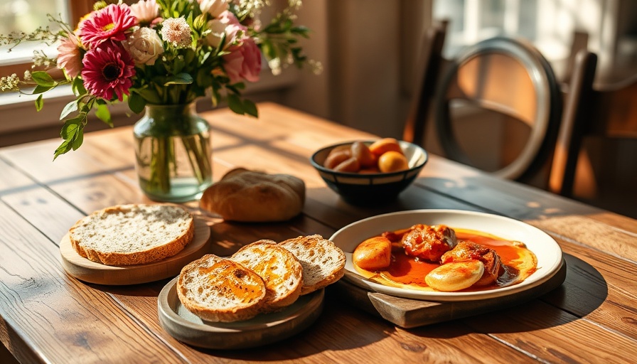 Rustic dining scene with gourmet meal at Prudencia Bogotá.