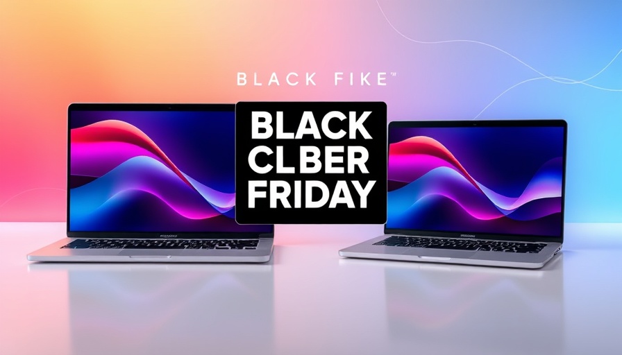 MacBook Air deal with colorful displays for Black Friday.