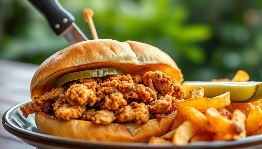 Delicious sandwich in Willamette Valley outdoor setting