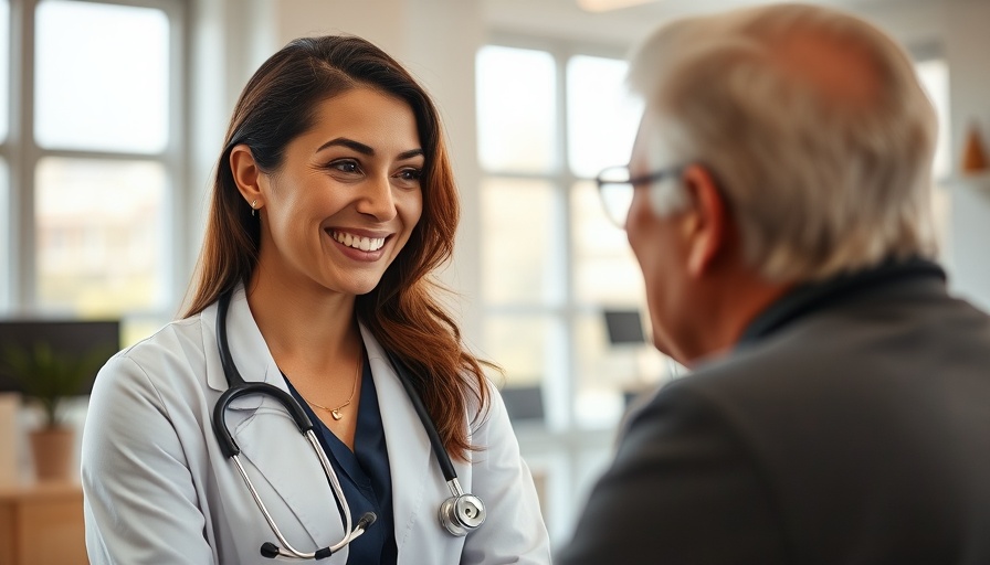 Friendly doctor engaging with patient, enhancing patient retention