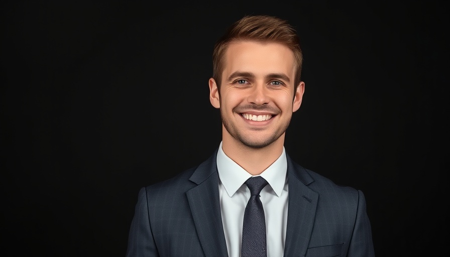 Portrait of a professional man, symbolizing provider data accuracy.