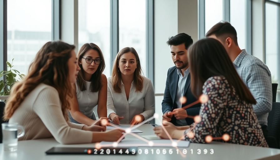 Diverse group collaborating in modern office, representing online patient communities.