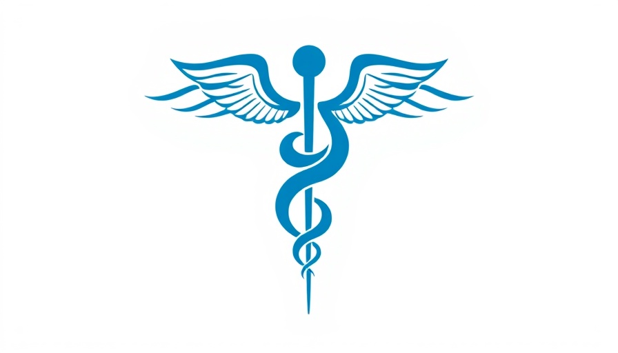 Orphan drug symbol with snake and wings