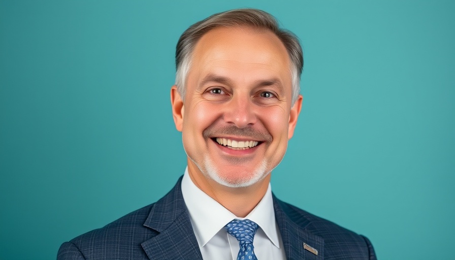Professional headshot of a middle-aged man in a suit, representing private equity health care.