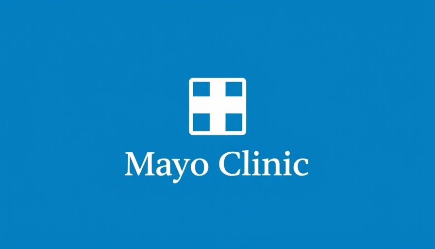 Mayo Clinic logo on blue background, acidophilus information