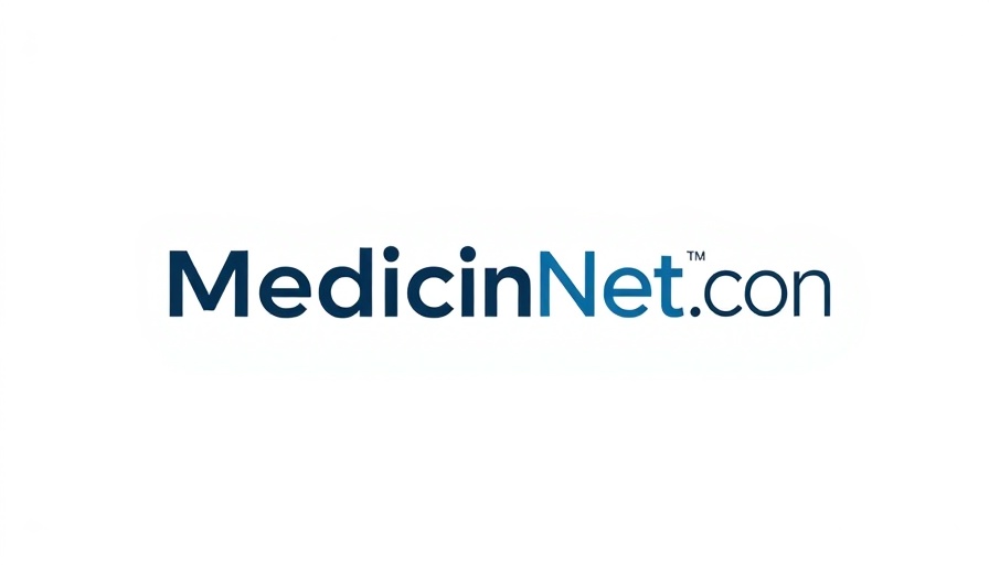 Minimalist MedicineNet.com logo on white background