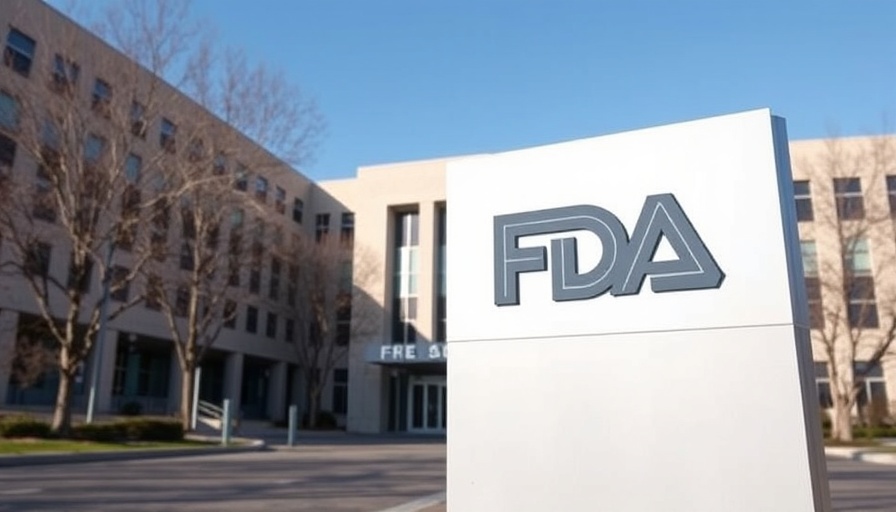FDA medical approval sign at agency headquarters.