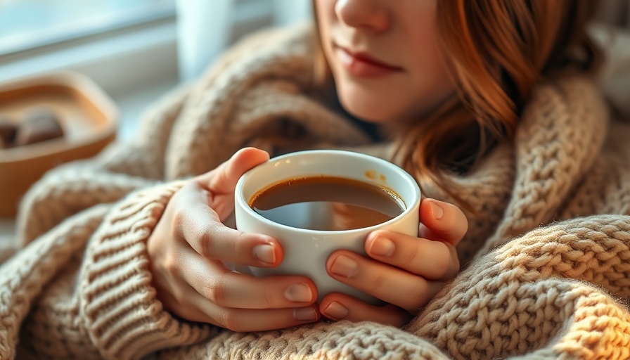 Cozy morning coffee moment for perfect coffee timing.