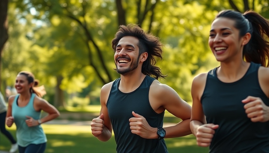 Active joggers enjoying a Couch to 5K alternative workout in park.