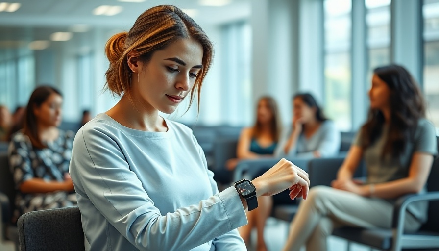 Women waiting in a bright room, illustrating neurologist referral wait times.