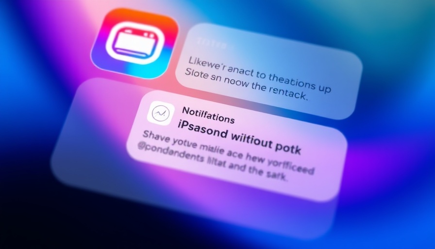 iOS notification summary options interface on gradient background.