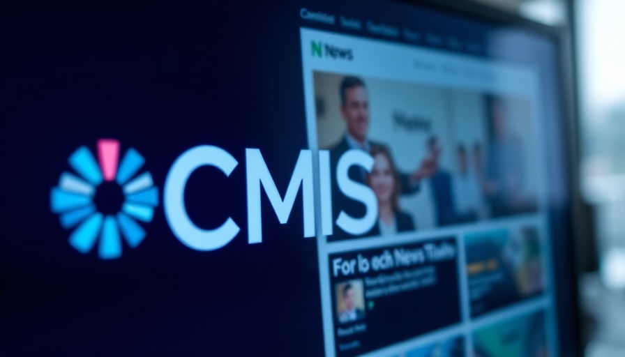 CMS logo related to Medicare Drug Price Negotiation, screen close-up.