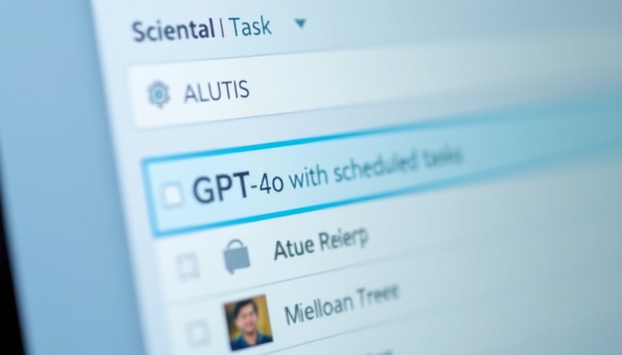 ChatGPT scheduled tasks interface showcasing beta option.