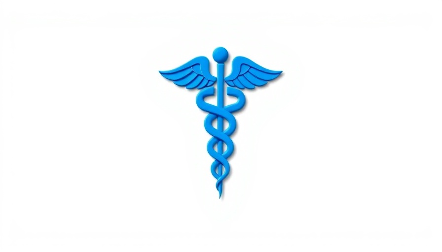 Medical caduceus symbol in minimalist style, Trump Executive Orders