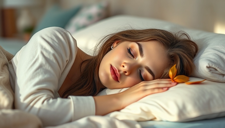 Woman sleeping peacefully, highlighting probiotics and sleep benefits.