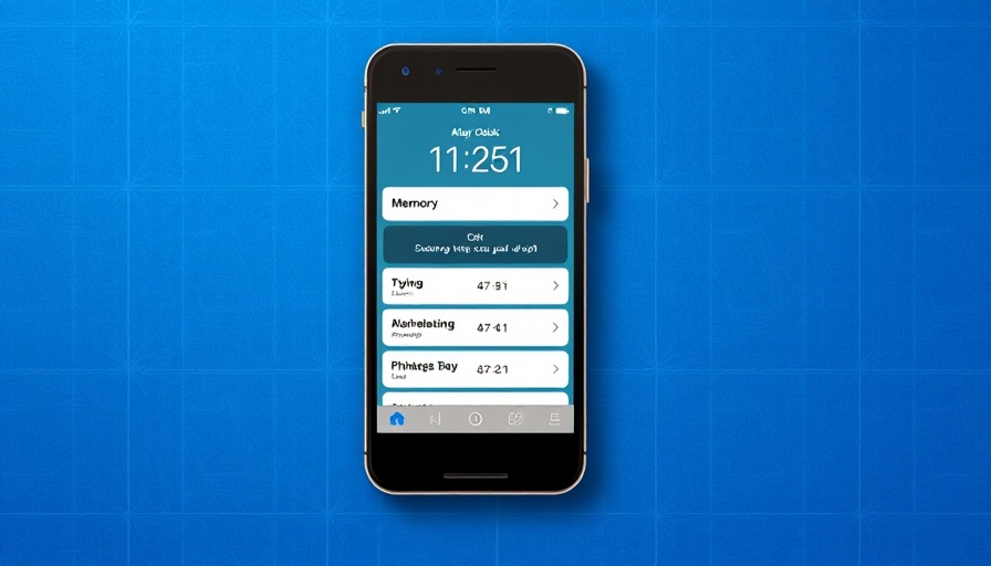 Smartphone displaying alarm clock app with various wake-up tasks.