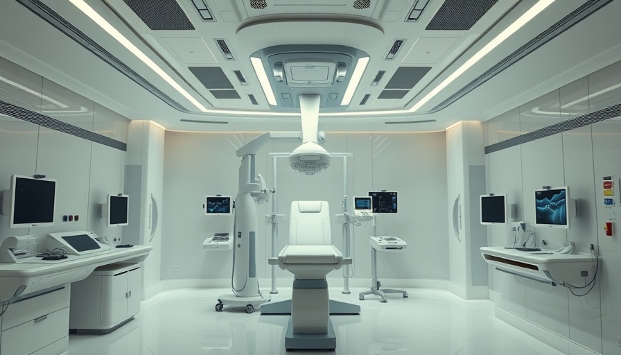 Modern medical room for preventative healthcare with high-tech equipment.