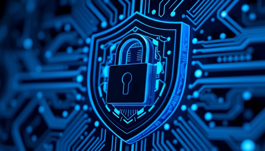 Futuristic digital shield symbolizing healthcare cybersecurity.
