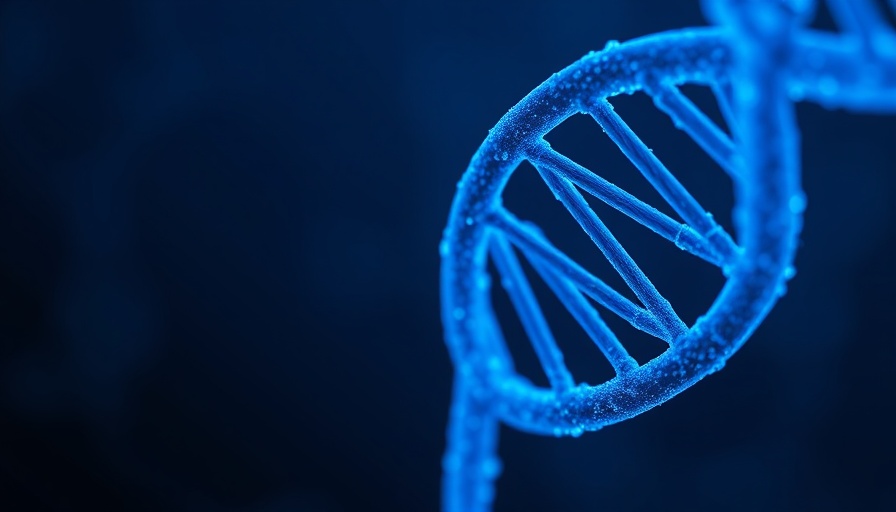DNA strand representing personalized therapy concept.