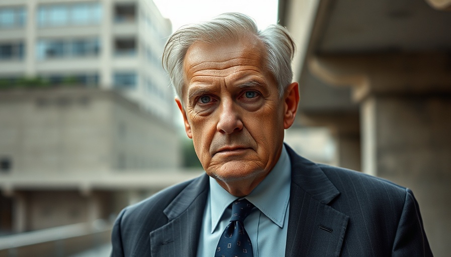 Distinguished man in a suit with soft natural lighting.
