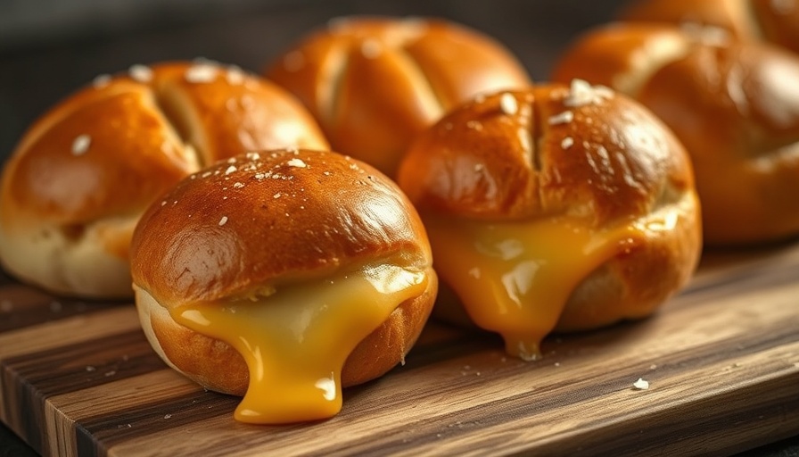Delicious cheese-filled air fryer snacks oozing cheese.
