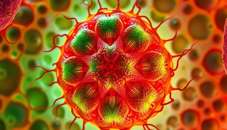 Microscopic view of cells representing personalized immunotherapy