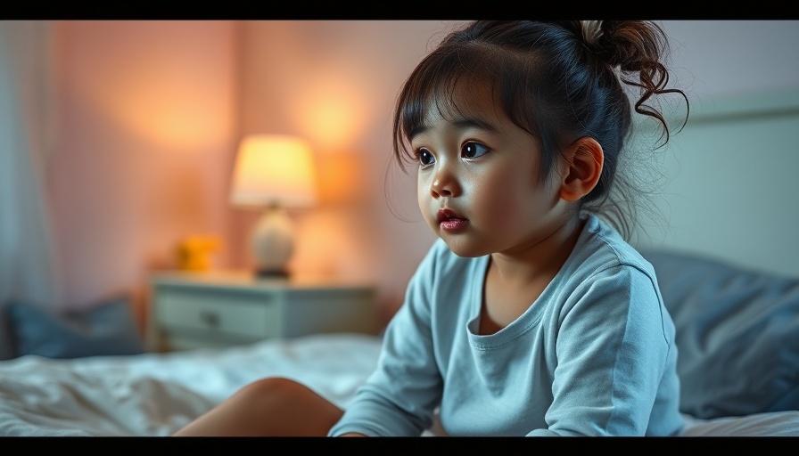 Thoughtful child listening about trauma in a calm setting.