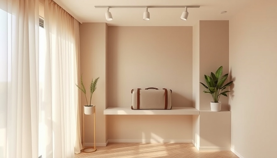 Dreamlike interior with minimalist design and warm lighting.