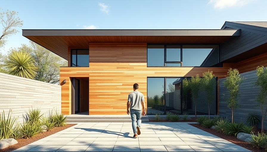 Innovative contemporary houses with sleek design and patio.