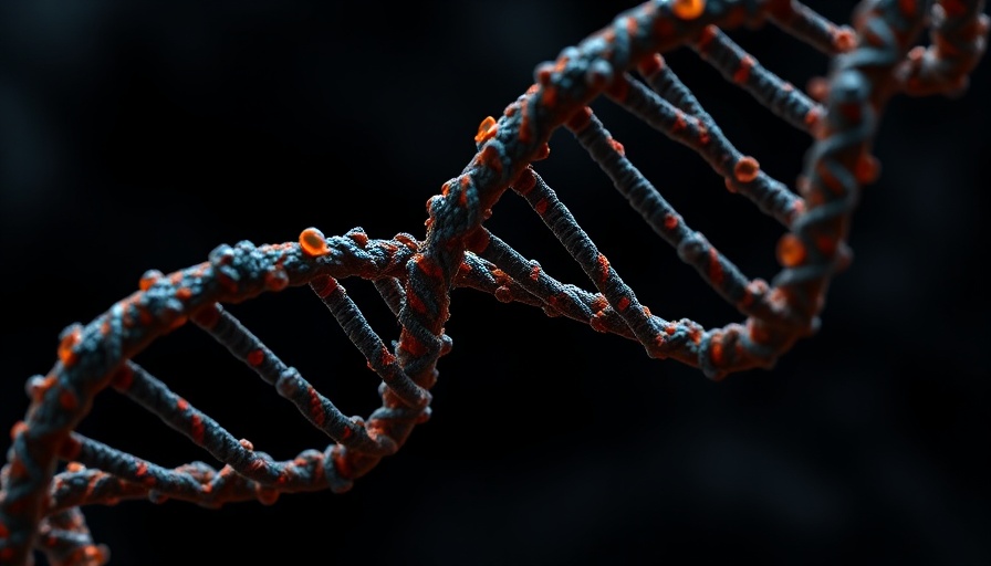 Artistic DNA helix representing artificial human DNA ethics