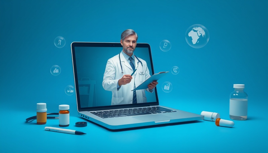 Doctor conducting virtual consultation, representing telehealth reimbursement flexibilities extension.