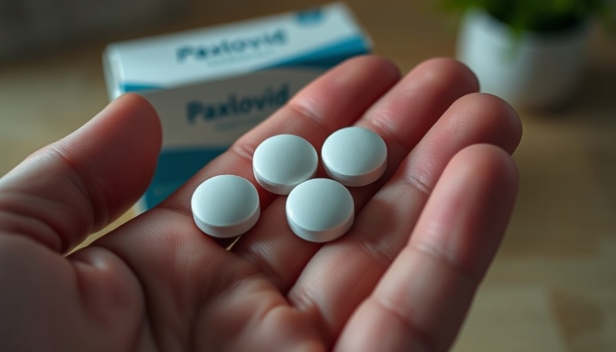 Paxlovid pills in hand for vaccinated older adults effectiveness discussion.