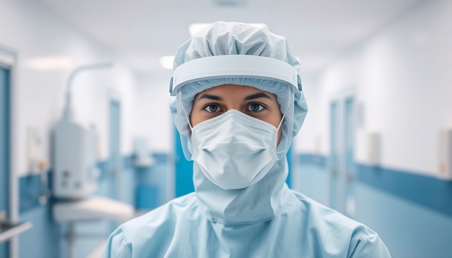 Medical worker in PPE related to mystery illness in Congo, sterile environment.