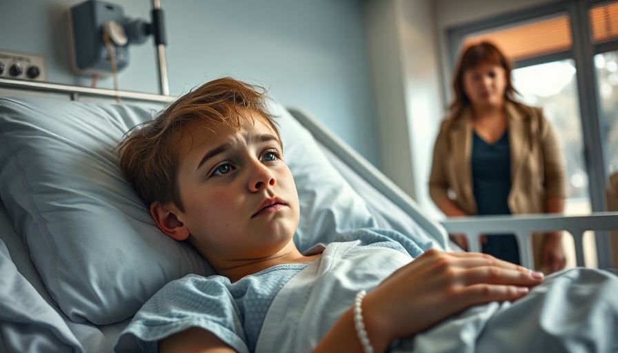 Young patient in hospital with emotional mother detained by ICE.