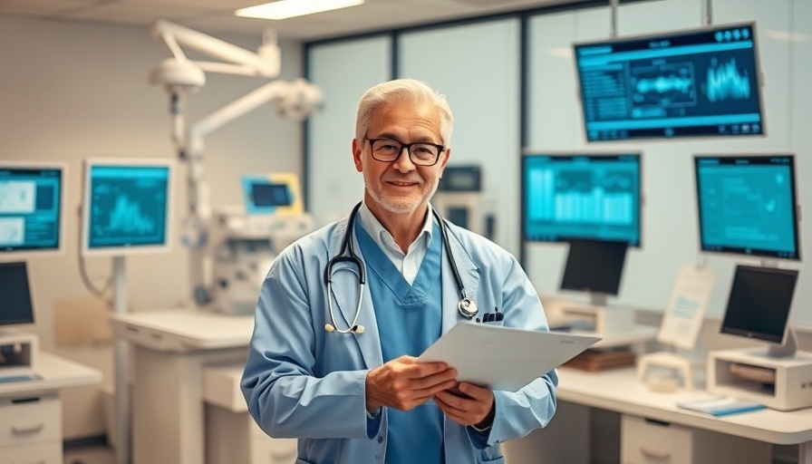 Healthcare professional planning growth strategies in modern office