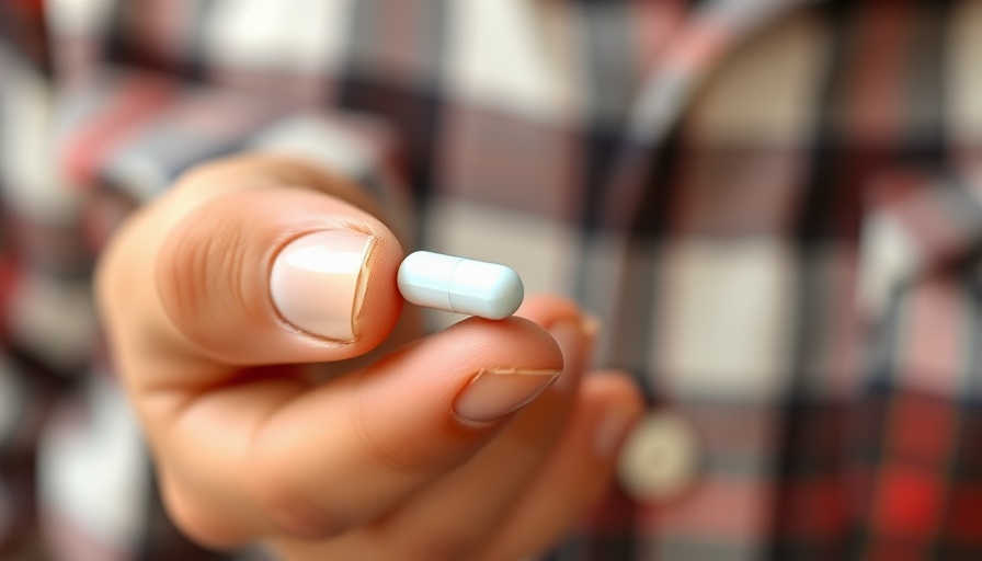 Close-up hand holding white aspirin pill, focus on cancer prevention.