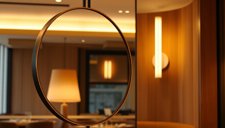 MUSE Restaurant Los Angeles elegant design with mirror reflection.