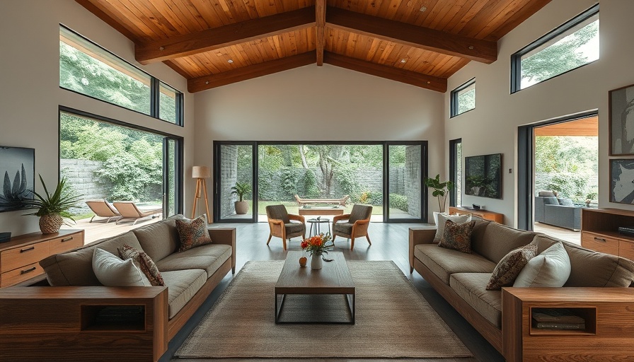 Casa Girasol Remote Workspace open-concept living area.