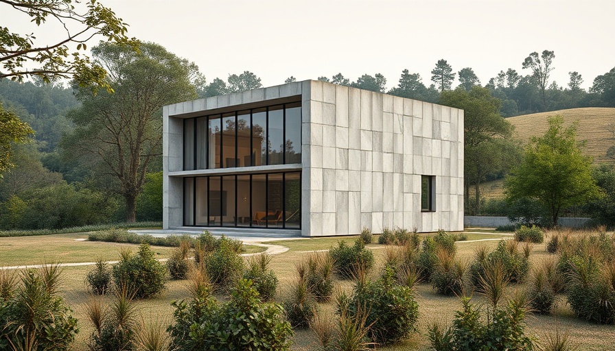 Modern cubic building ideal for creating comfortable and efficient remote workspaces.