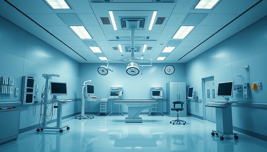Advanced orthopedic surgery room highlighting declining reimbursements