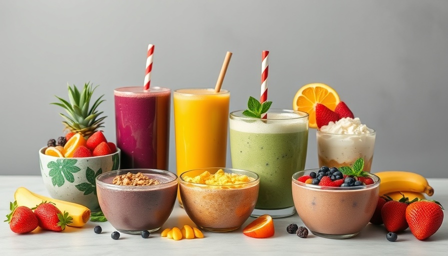 Wellness Franchise Opportunities vibrant smoothies and acai bowls