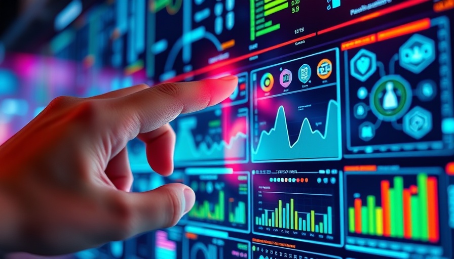 Futuristic interface showing shift from general intelligence to data intelligence.